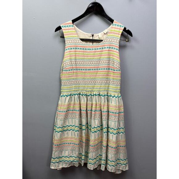 KENZIE ladies size 10 sleeveless embroidered exposed back zipper - Picture 1 of 6